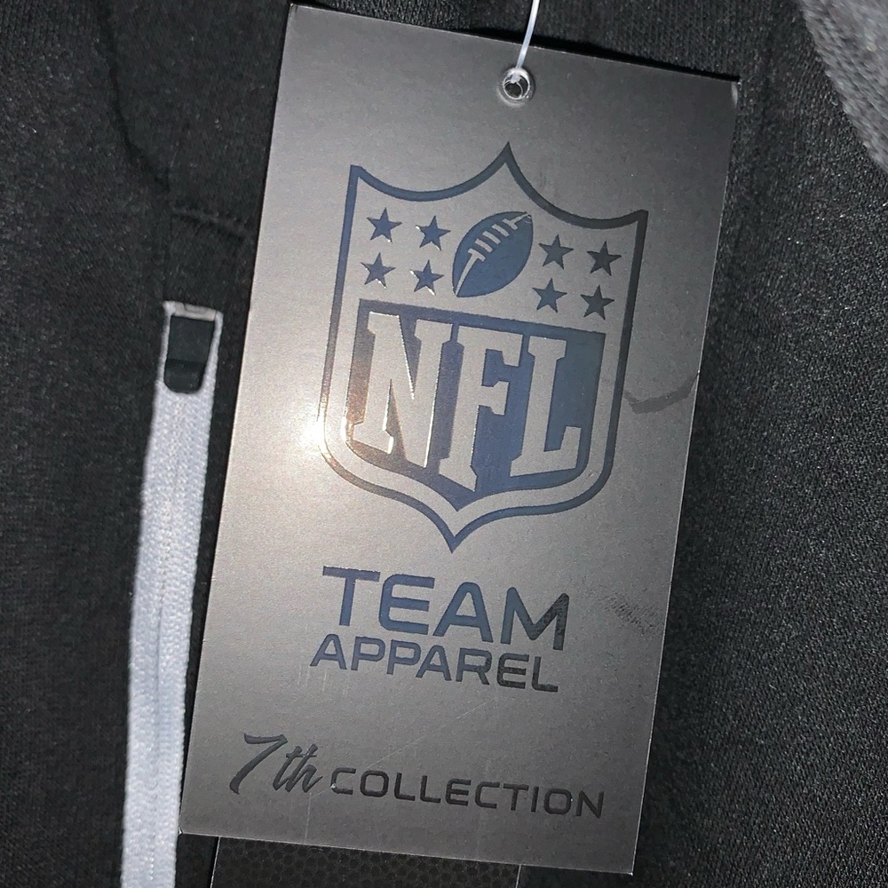 🏈⚔️🏴‍☠️☠️ Las Vegas Raiders Stacked NFL Football Hoodie ☠️🏴‍☠️⚔️🏈 - Picture 7 of 11